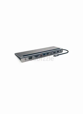 USB-C Multiport Docking Station with HDMI, VGA, Ethernet, SD Card Slots