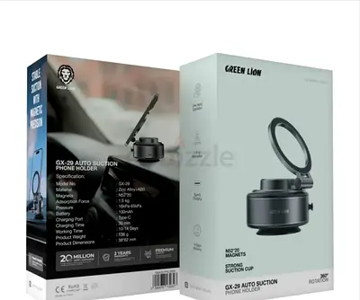 Green Lion GX-29 Magnetic Auto Suction Phone Holder - Like New