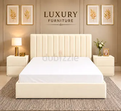 New Queen size bed including mattress good quality Queen bed storage