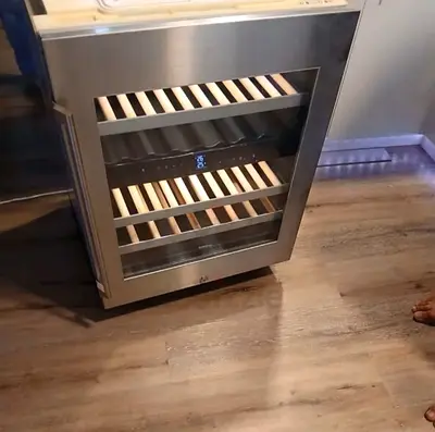 Gaggenau built-in wine fridge dual temperature