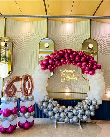 Balloons decorations services Available