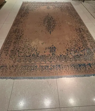 silk& wool large Persian rug 300x200cm