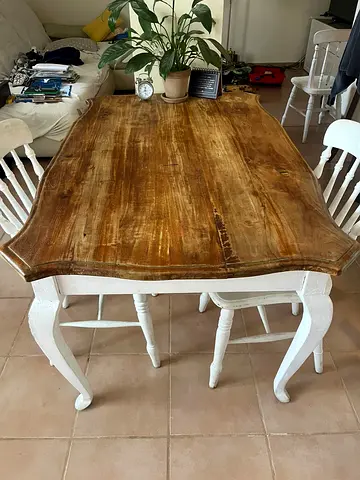 Vintage style dining table