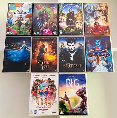 10 Kids Fantasy Movie DVD’s
