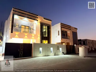 Villa for sale in the Al Zahia area of Ajman—price includes registration and ownership fees. It boa