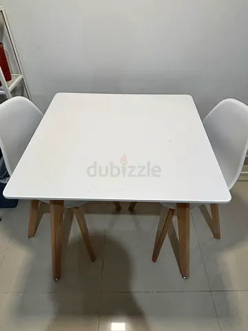 PAN EMIRATES WHITE DINING SET WITH CHAIRS