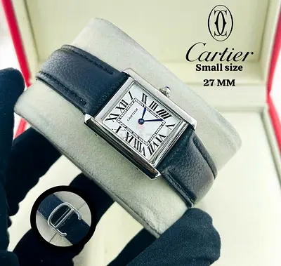 Cartier tank womens quartz watch