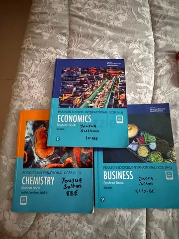 Pearson Edexcel GCSE Chemistry, Economics & Business Student Books (set of 3)
