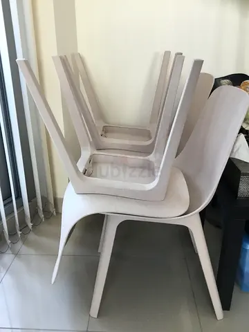4 IKEA ODGER Chairs