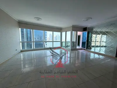Most luxurious 3-bedroom apartment with a living room and sea view, free A/C and deferred security deposit