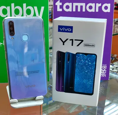 Vivo Y17 (5000mAh) with Box - Light Purple, Good Condition