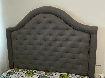 Queen size cot with mattress