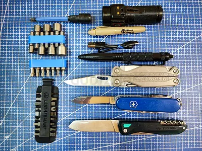 Leatherman Charge TTI+ Titanium Scales Brand New & Victorinox Swiss Champ Brand New+ Free Delivery