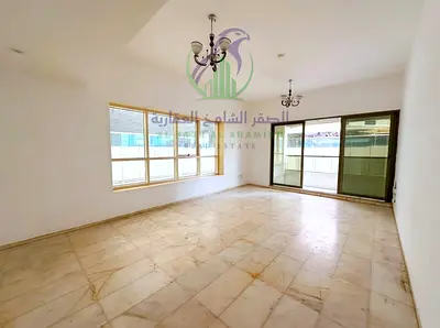 Two Bedroom Apartment for Annual Rent in Al Taawun Sharjah with Spacious Layout Master Bedroom Balc