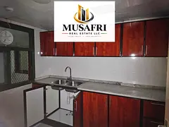 NO EXTRA CHARGES 1BHK NEAR BORDER ONE MONTH 6 CHEQS NAHDA SHJ