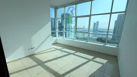One Bedroom Apartment for Annual Family Rent in Al Mamzar Sharjah, Direct Sea View, Panoramic Views,