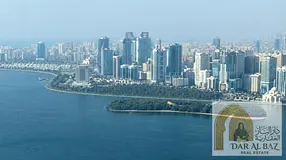 1BR Hall Al Qasba Sharjah Free Gym Pool Sea View Balcony Master Bedroom Free Parking 1 Month Free Co