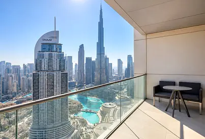 Fountain & Burj Views | Vacant 2 Bed | Downtown