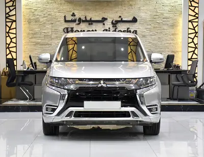 AED 833 EMi at 0% DP | Mitsubishi Outlander PHEV ( 2020 Model ) in Silver Color GCC Specs
