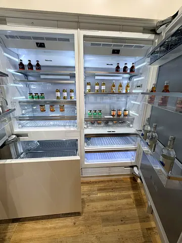 Miele latest model mastercool built-in large fridge freezer set