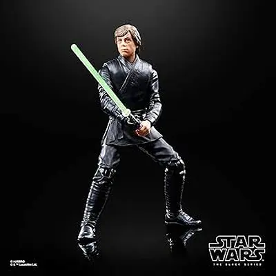 Loose Black Series Star Wars Luke Skywalker Action Figure with Lightsaber