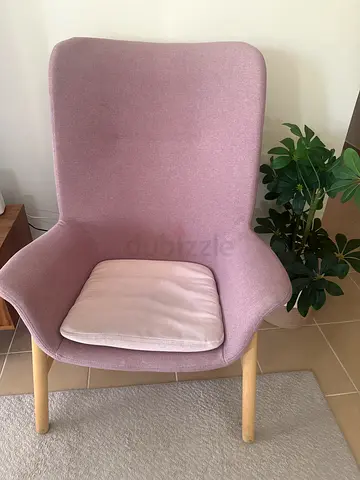 Ikea armchair pink