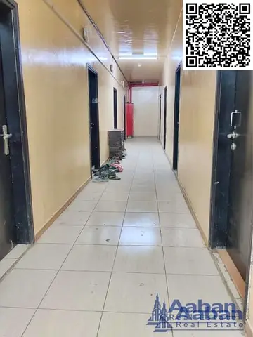 Ready-to-Move Labour Camp | 92 Rooms | G+1 Building | Al Jurf, Ajman | AED 21,600/Room/Year