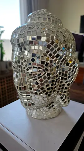 Mirrored Buddha head