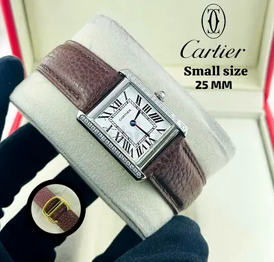 Cartier tank womens quartz watch