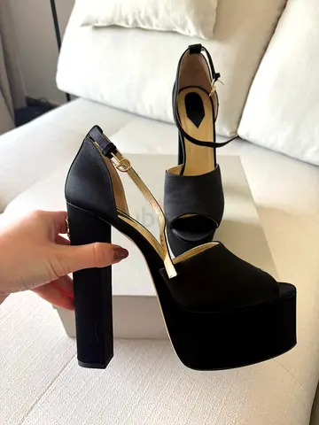 SHOES Elie Saab satin 16cm never worn