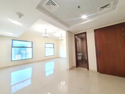 2 Bhk chiller free apartment with maidroom 4 bath laundry room balcony one month free maintenance free 6 cheques Rent 73k
