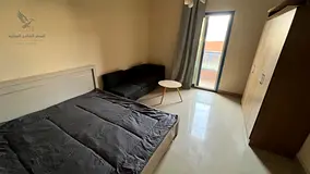 Furnished studio with a balcony and an open view, in a prime location at Al Nuaimiya Tower C and clo