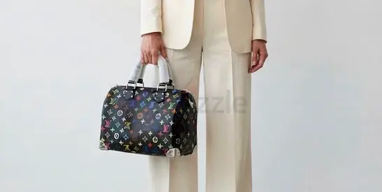 Multicolor Speedy 30 Bag - Black Monogram (Pre-owned)
