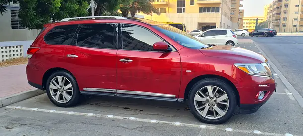 2014 PATHFINDER SL 4WD PANORAMIC REAR ENTERTAINMENT AC SEATS TOP OPTIONS GULF GCC SPEC