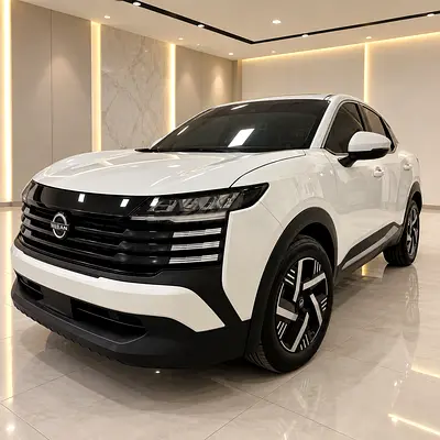 2025 NISSAN KICKS SV | GCC SPECS | ONLY 9,000 KM | WHITE / BLACK