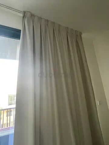 Off white curtains