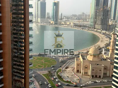 On dubai exit Sea view amazing apartment with coverd parking