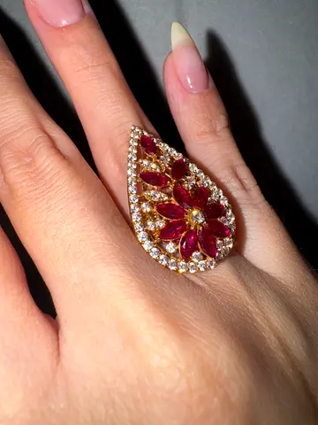 21 KT TRADITIONAL GOLD RING