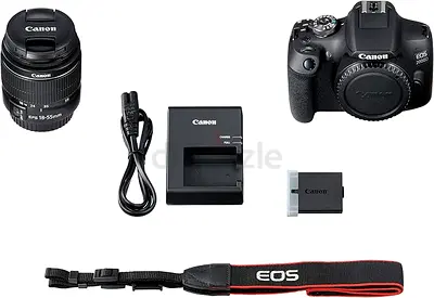 Canon EOS 2000D DSLR camera with EFS, 18-55mm III lens kit
