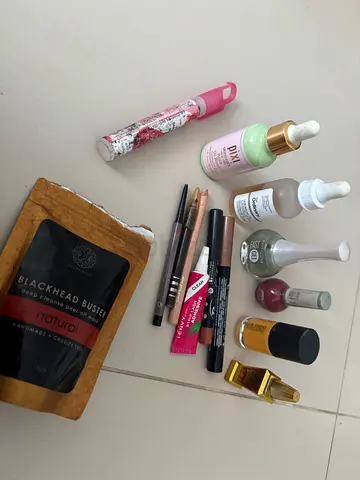 Makeup and skin care items