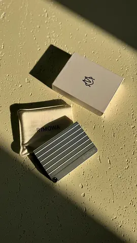Rimowa aluminum wallet