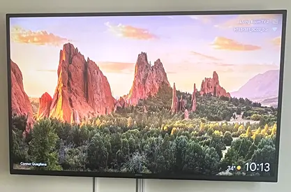 SONY 55" Smart LED TV - Good Condition, Mounted