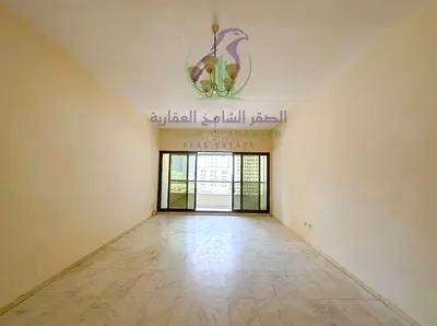 Three Bedroom Apartment for Annual Rent in Sharjah with Master Bedroom Large Distributors Balcony a