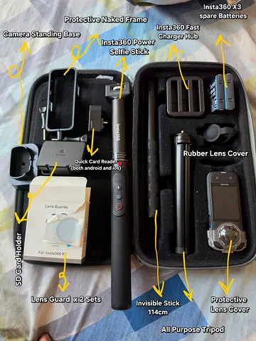 Insta360 X3 Full Accesories Bundle