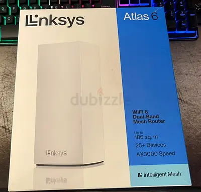 Linksys Atlas 6 AX3000 Dual-Band Mesh WiFi 6 Router (Model MX2000)