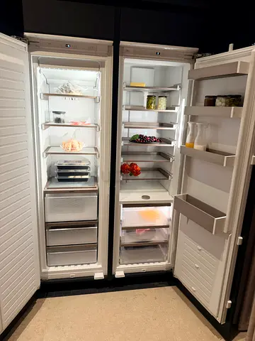 Gaggenau latest model built-in fridge freezer set
