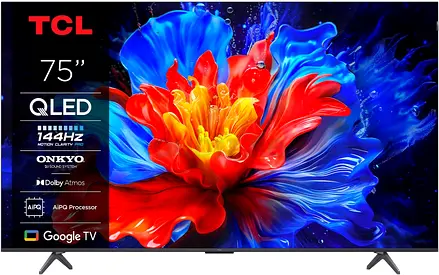 TCL 75" QLED Google TV - 75-inch 144Hz (Like New)75P8K