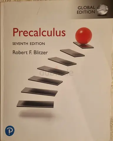 Precalculus (Seventh Edition) by Robert F. Blitzer - Global Edition - BRAND NEW
