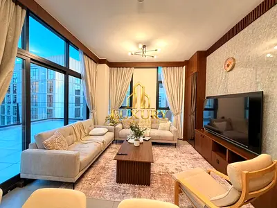2 BHK Penthouse Fully Furnished + Maid's Room for Rent | Flexible Payments | Al Mamsha