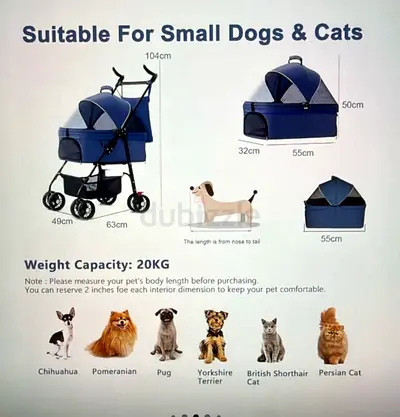 Cat Stroller for Sale – Excellent Condition